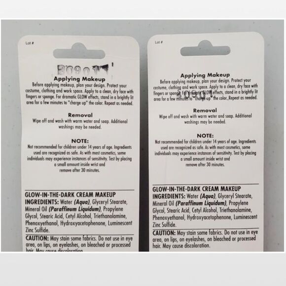 New Halloween Green Makeup Glow In The Dark - Picture 7 of 10